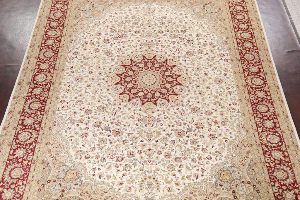 Vegetable Dye Tabriz Oriental Area Rug 9x12