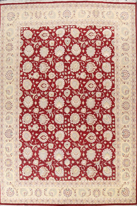 Vegetable Dye Tabriz Oriental Area Rug 9x13