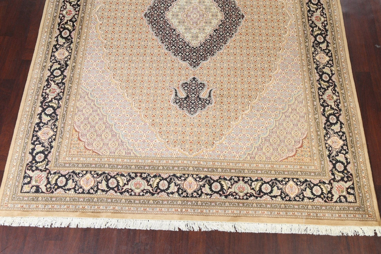 Vegetable Dye Tabriz Mahi Oriental Area Rug 9x12