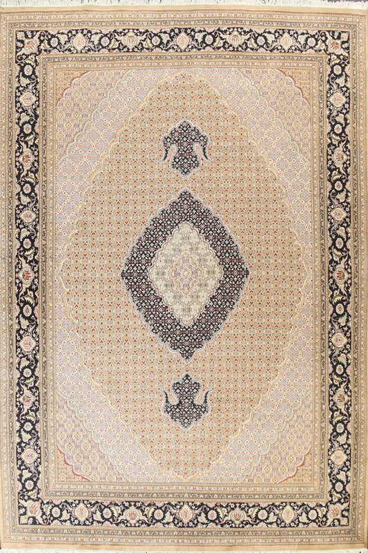 Vegetable Dye Tabriz Mahi Oriental Area Rug 9x12