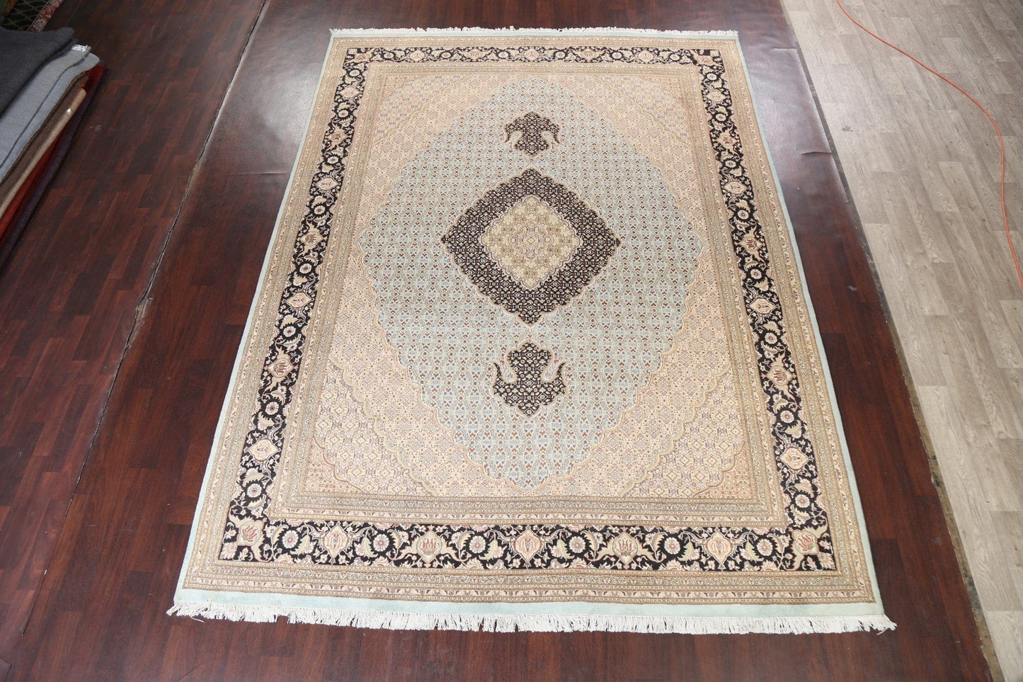 Vegetable Dye Tabriz Mahi Oriental Area Rug 9x12