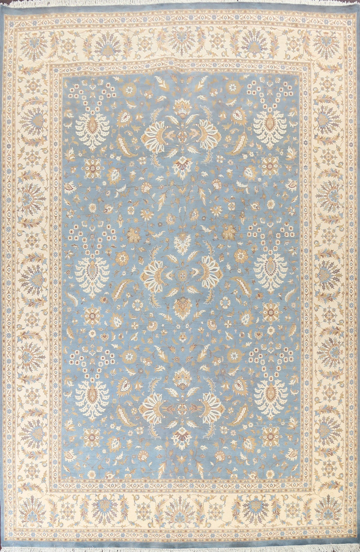 Vegetable Dye Tabriz Oriental Area Rug 9x12