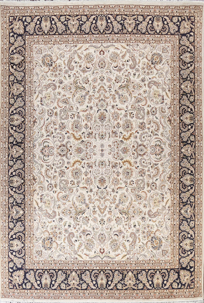 Vegetable Dye Tabriz Oriental Area Rug 8x11