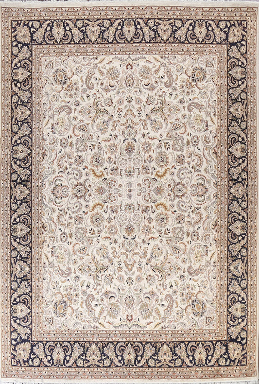 Vegetable Dye Tabriz Oriental Area Rug 8x11