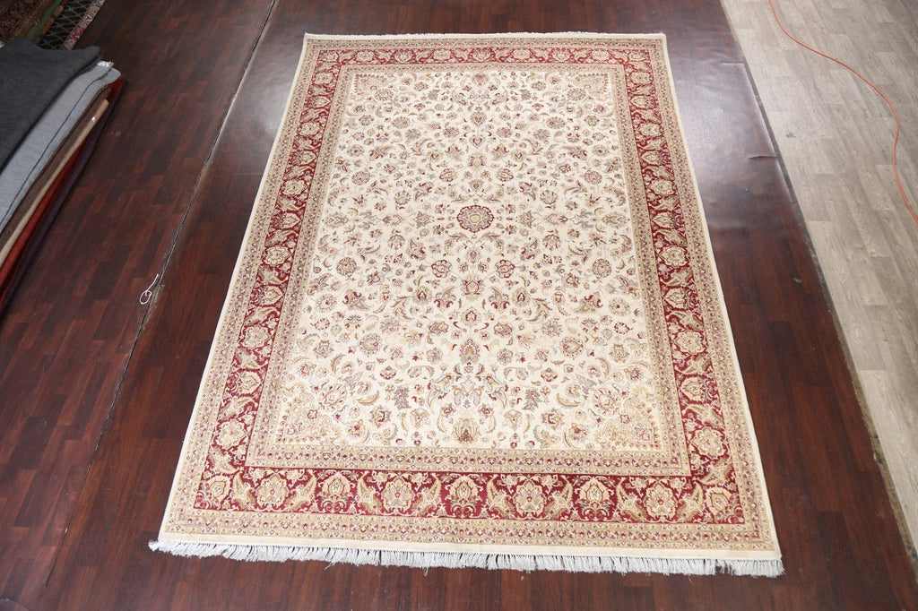 Vegetable Dye Tabriz Oriental Area Rug 9x12