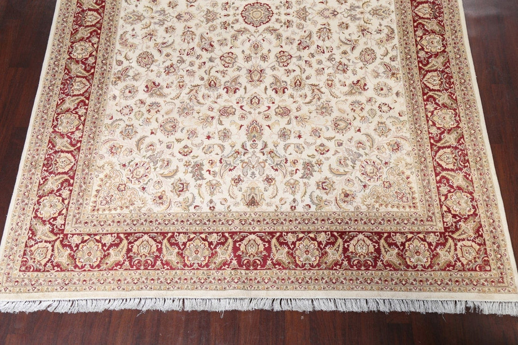 Vegetable Dye Tabriz Oriental Area Rug 9x12