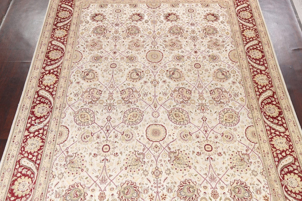 Vegetable Dye Tabriz Oriental Area Rug 9x12