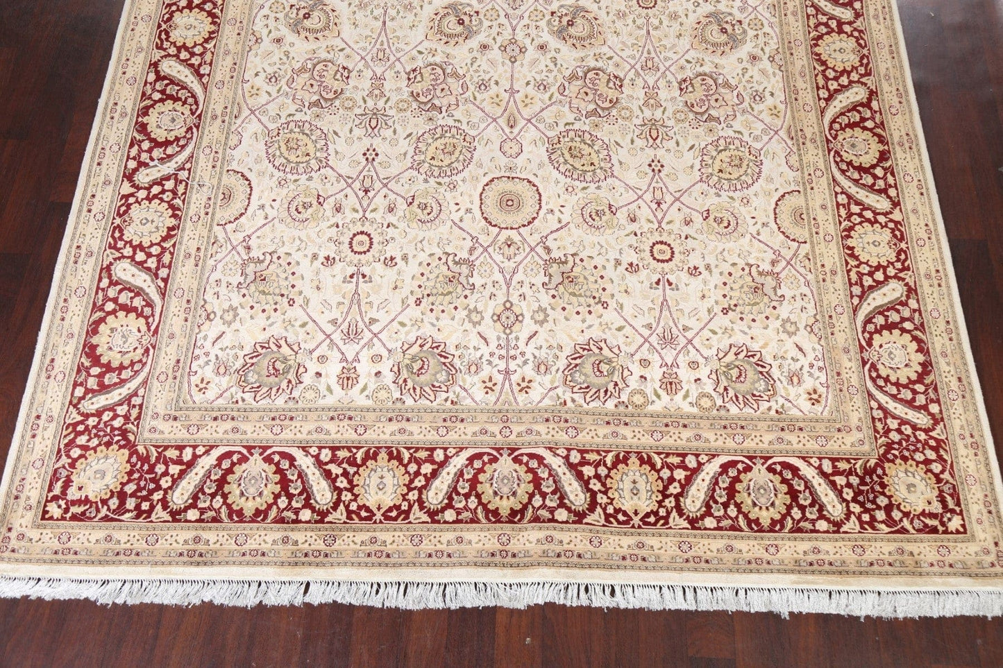 Vegetable Dye Tabriz Oriental Area Rug 9x12