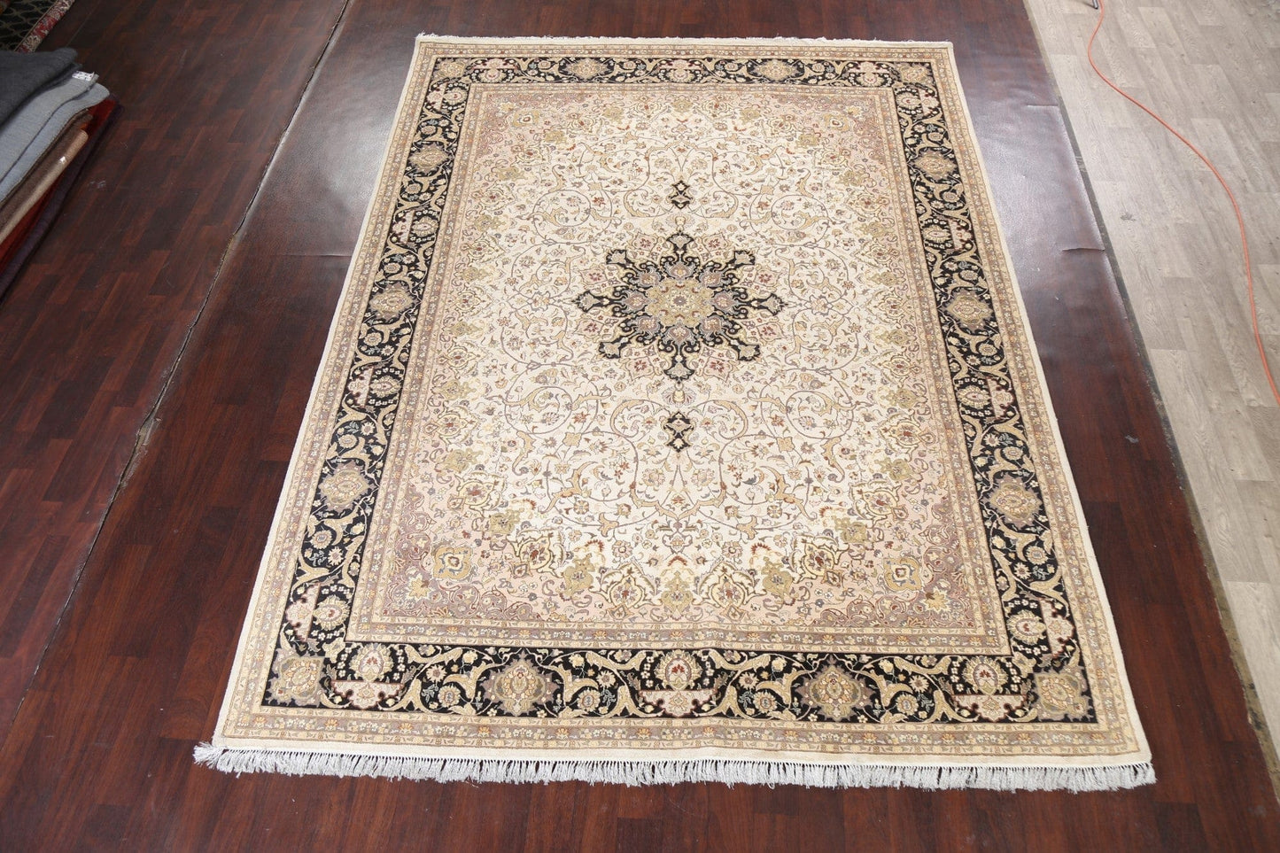 Vegetable Dye Tabriz Oriental Area Rug 9x12