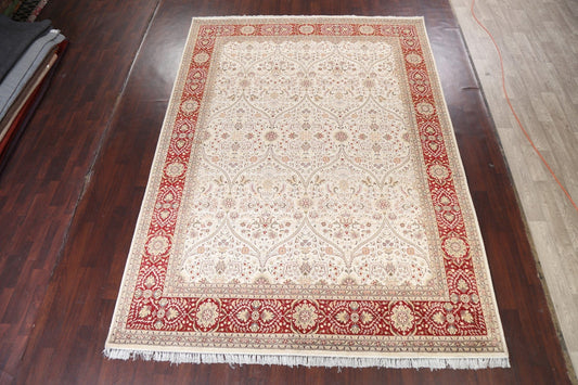 Vegetable Dye Tabriz Oriental Area Rug 9x12