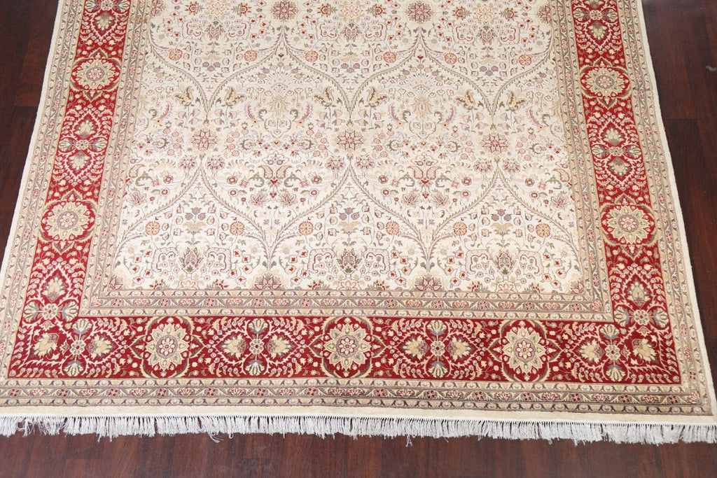 Vegetable Dye Tabriz Oriental Area Rug 9x12