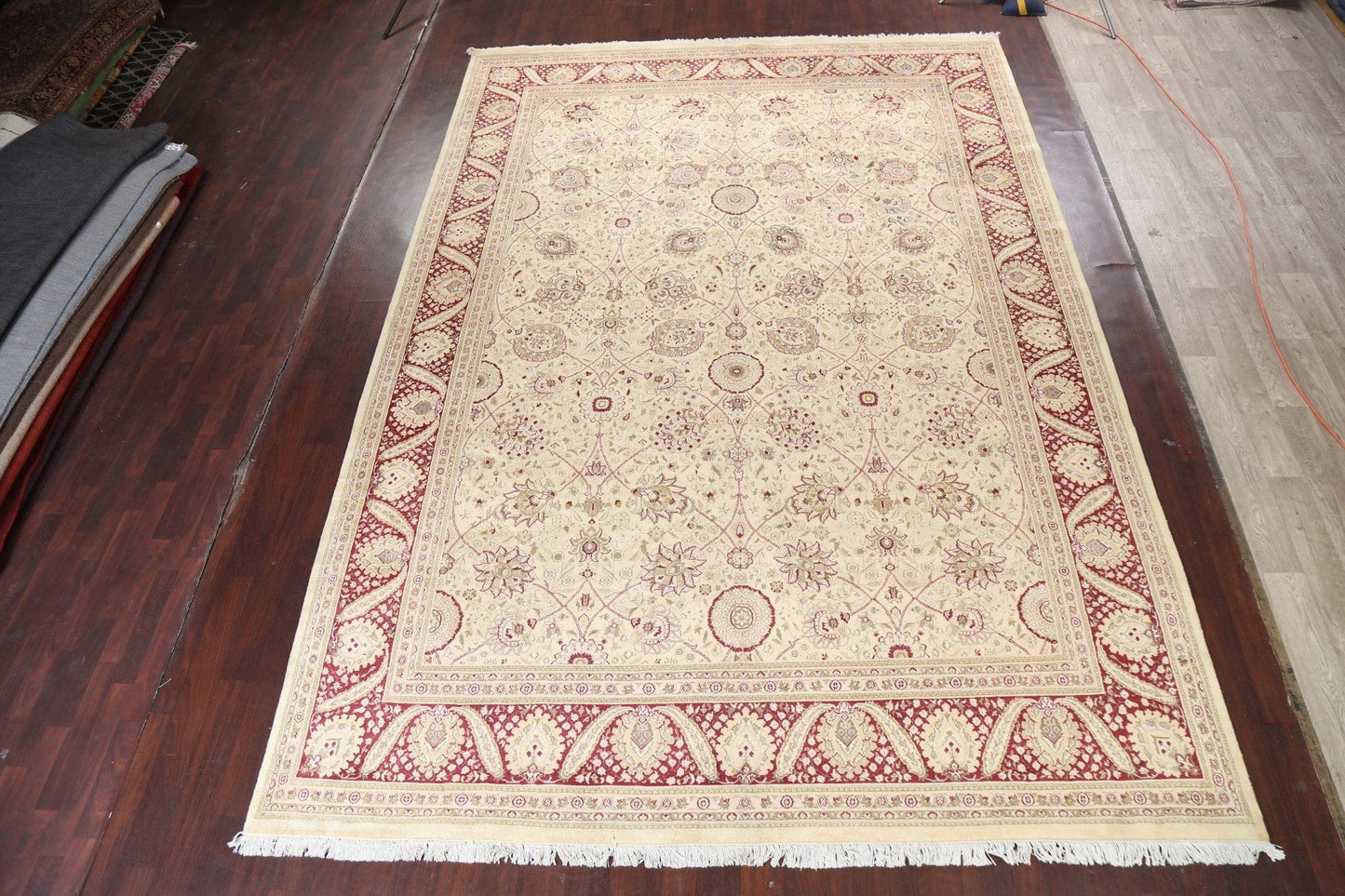 Vegetable Dye Tabriz Oriental Area Rug 10x14