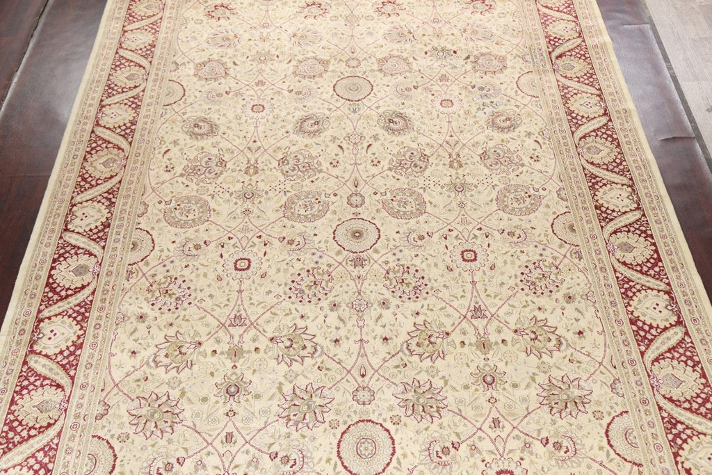 Vegetable Dye Tabriz Oriental Area Rug 10x14