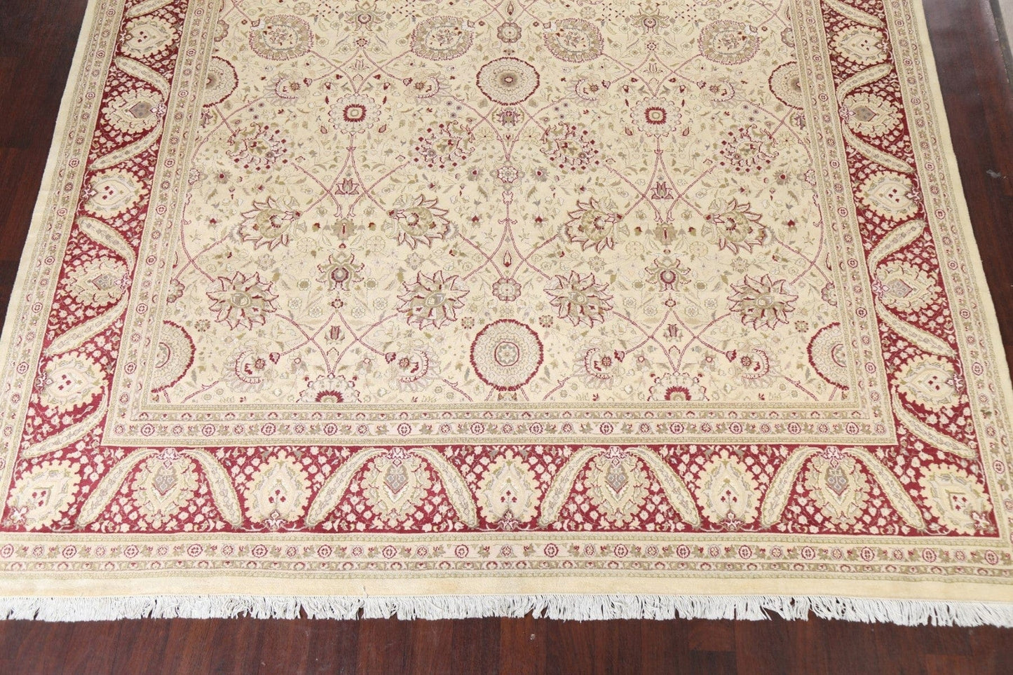 Vegetable Dye Tabriz Oriental Area Rug 10x14