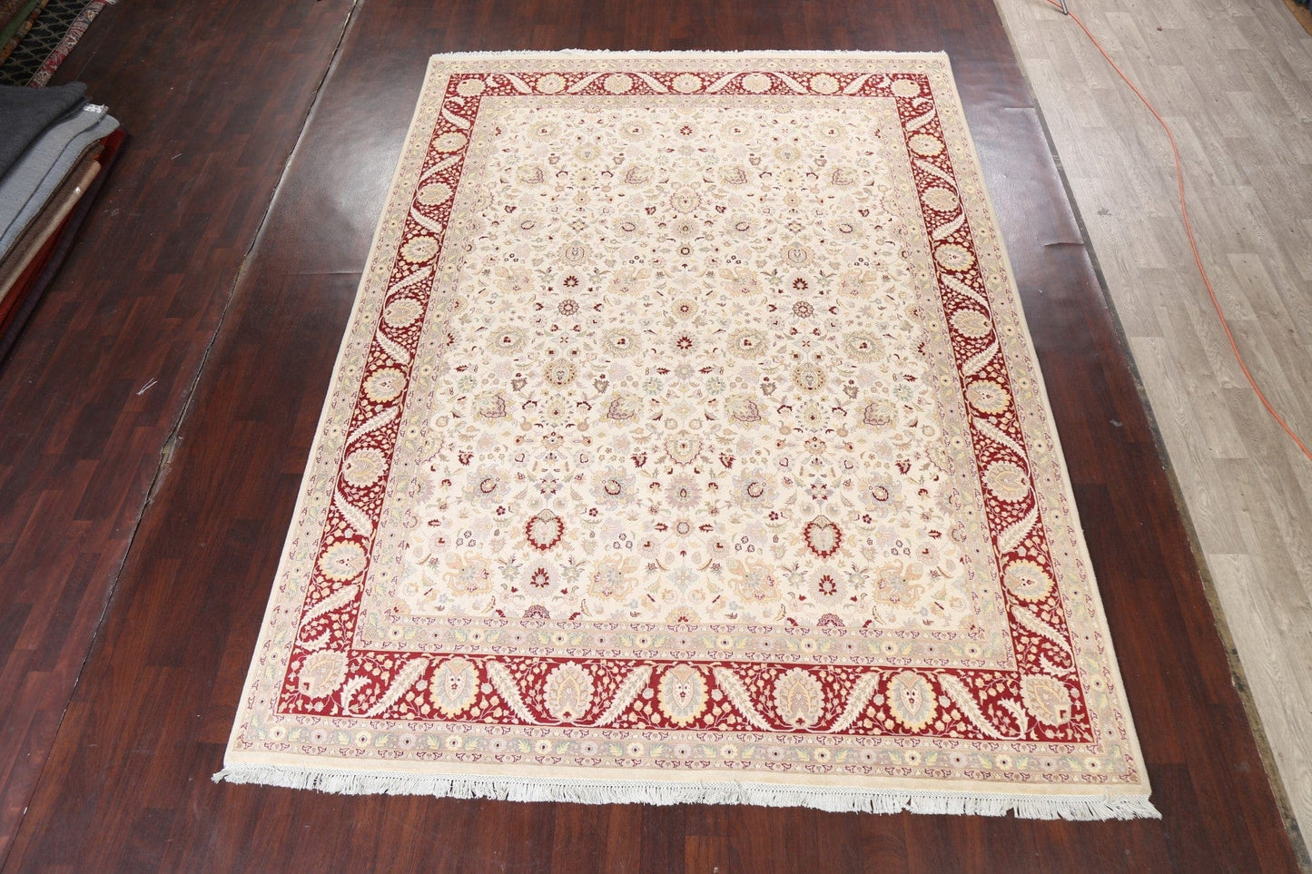 Vegetable Dye Tabriz Oriental Area Rug 9x12