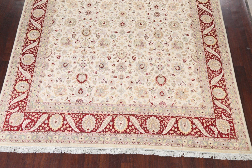 Vegetable Dye Tabriz Oriental Area Rug 9x12