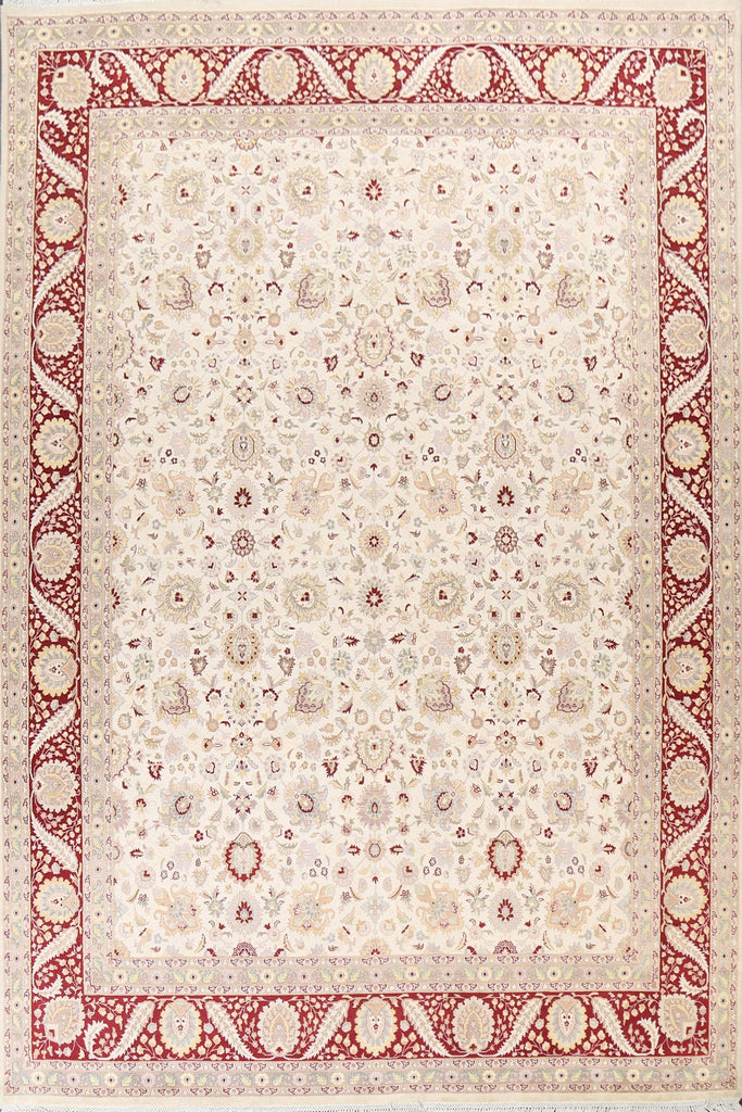 Vegetable Dye Tabriz Oriental Area Rug 9x12