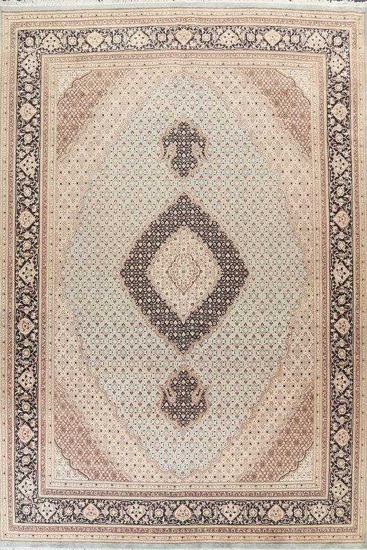 Vegetable Dye Tabriz Mahi Oriental Area Rug 9x12