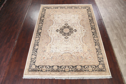 Vegetable Dye Tabriz Oriental Area Rug 9x12