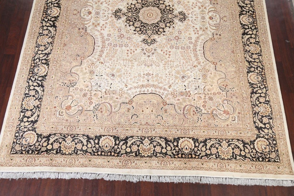 Vegetable Dye Tabriz Oriental Area Rug 9x12