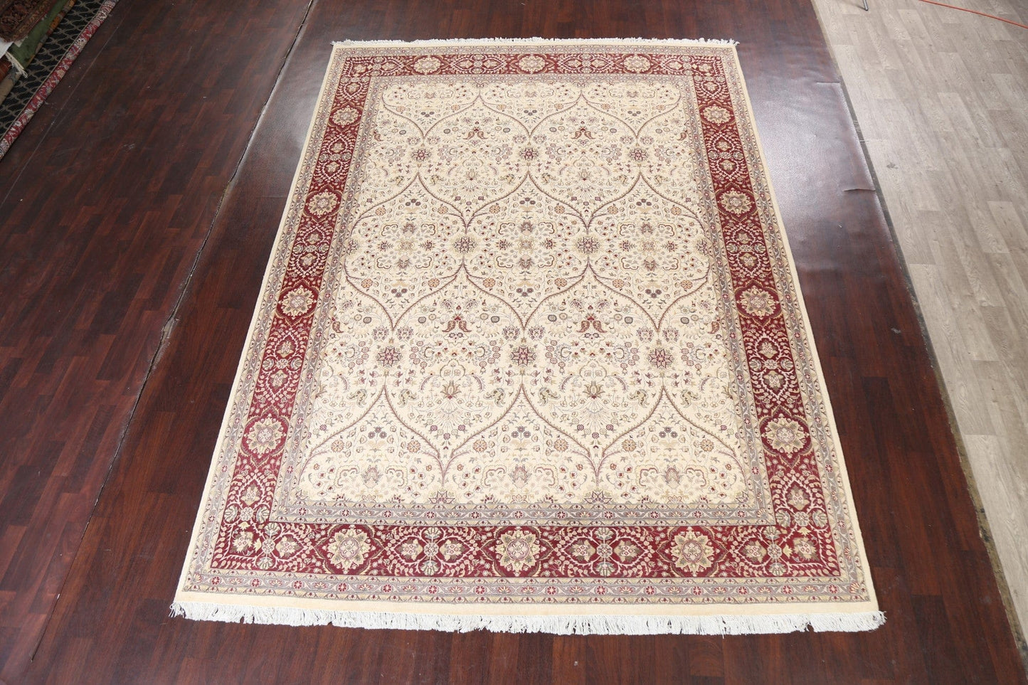 Vegetable Dye Tabriz Oriental Area Rug 9x12