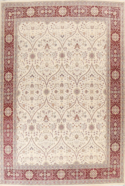 Vegetable Dye Tabriz Oriental Area Rug 9x12