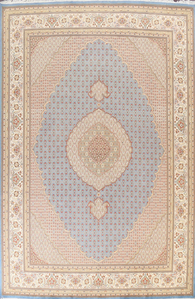 Vegetable Dye Tabriz Mahi Oriental Area Rug 9x13