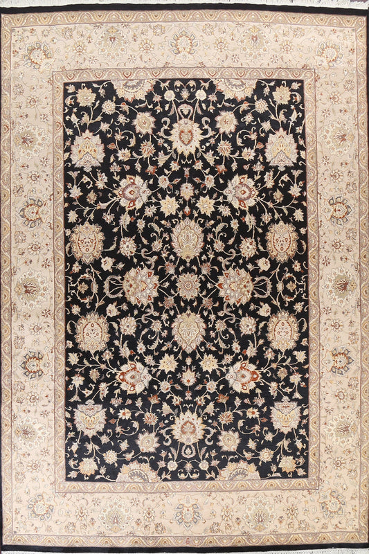 Vegetable Dye Tabriz Oriental Area Rug 9x12