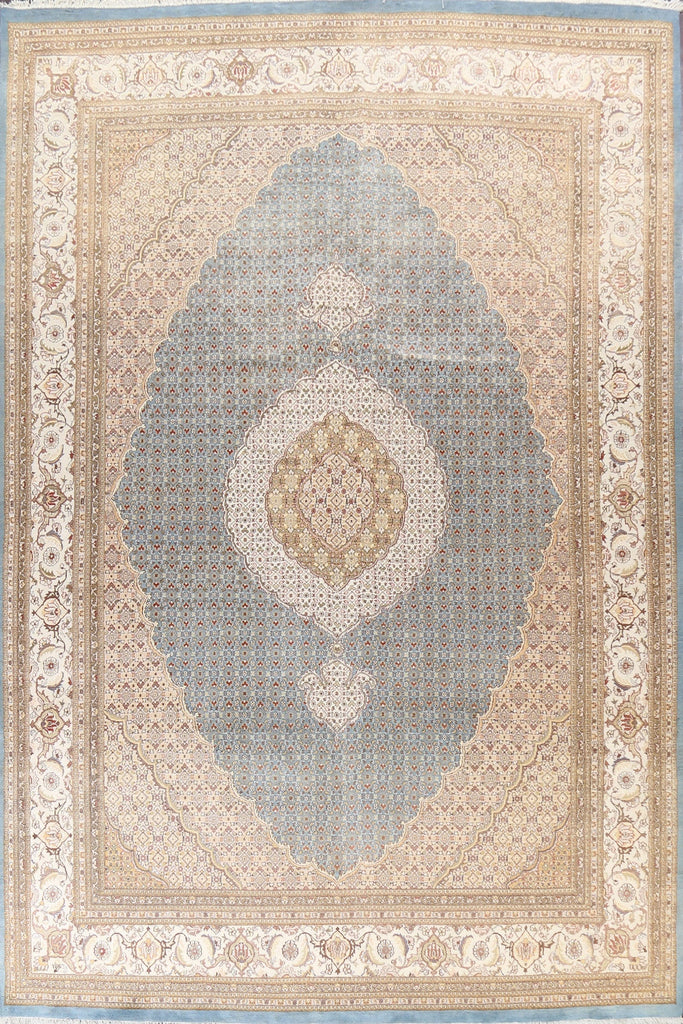 Vegetable Dye Tabriz Mahi Oriental Area Rug 9x12