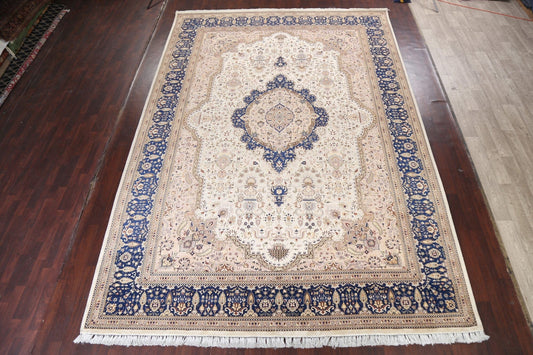 Vegetable Dye Large Tabriz Oriental Area Rug 10x15