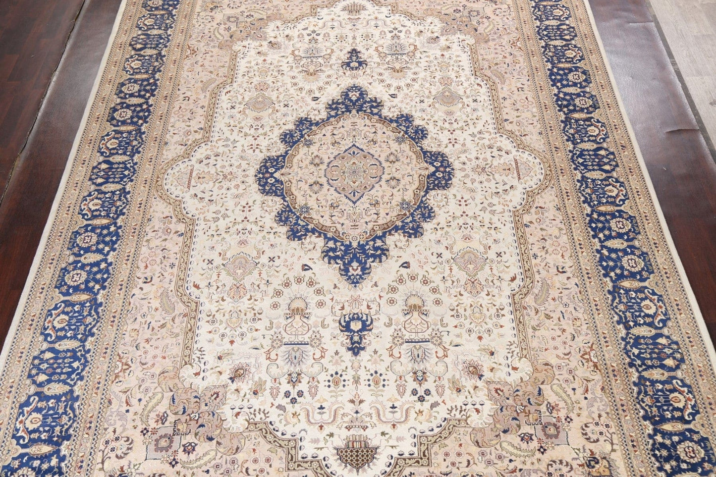 Vegetable Dye Large Tabriz Oriental Area Rug 10x15