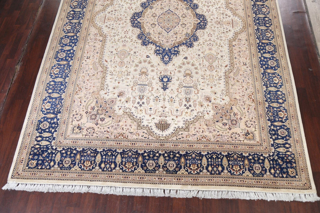 Vegetable Dye Large Tabriz Oriental Area Rug 10x15