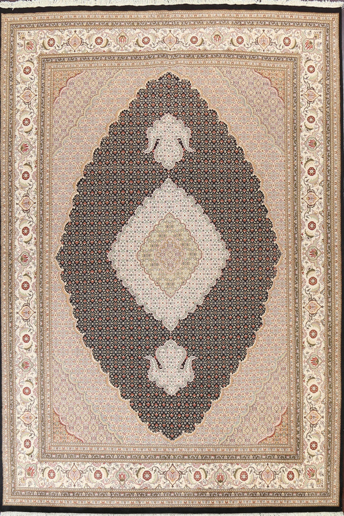 Vegetable Dye Tabriz Mahi Oriental Area Rug 9x12