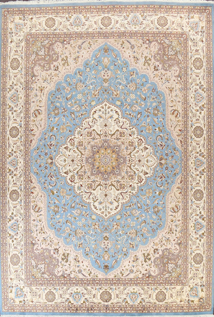 Vegetable Dye Tabriz Oriental Area Rug 9x12