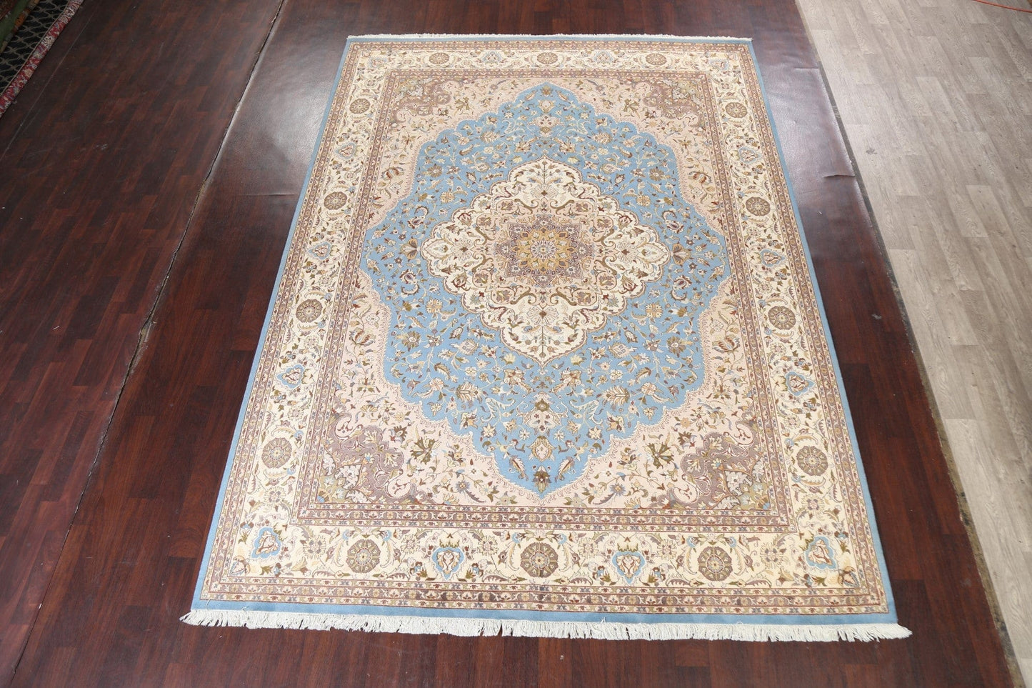 Vegetable Dye Tabriz Oriental Area Rug 9x12