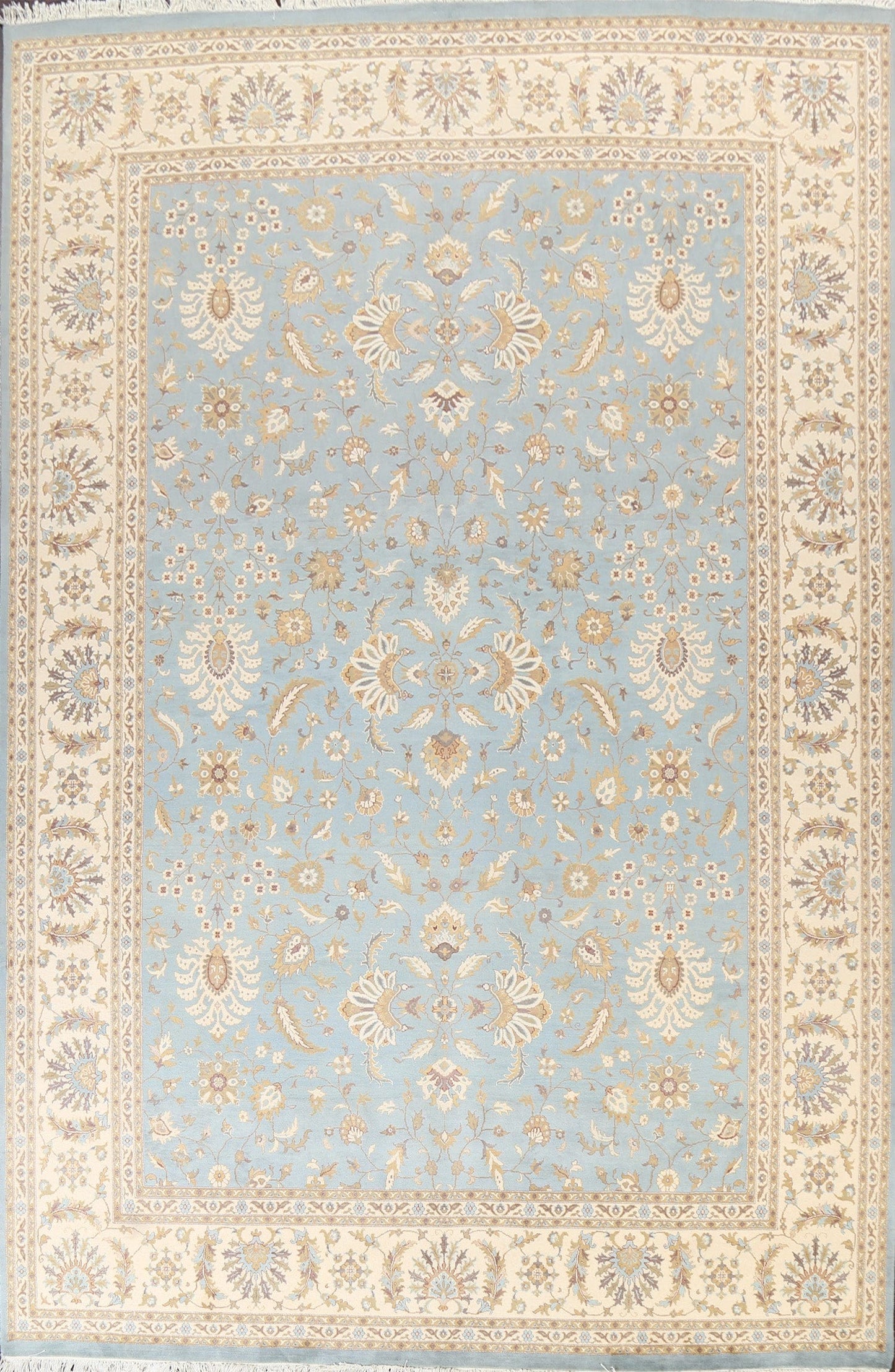 Vegetable Dye Tabriz Oriental Area Rug 9x12