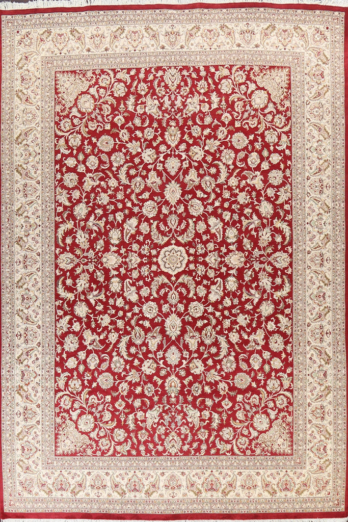 Vegetable Dye Tabriz Oriental Area Rug 9x12