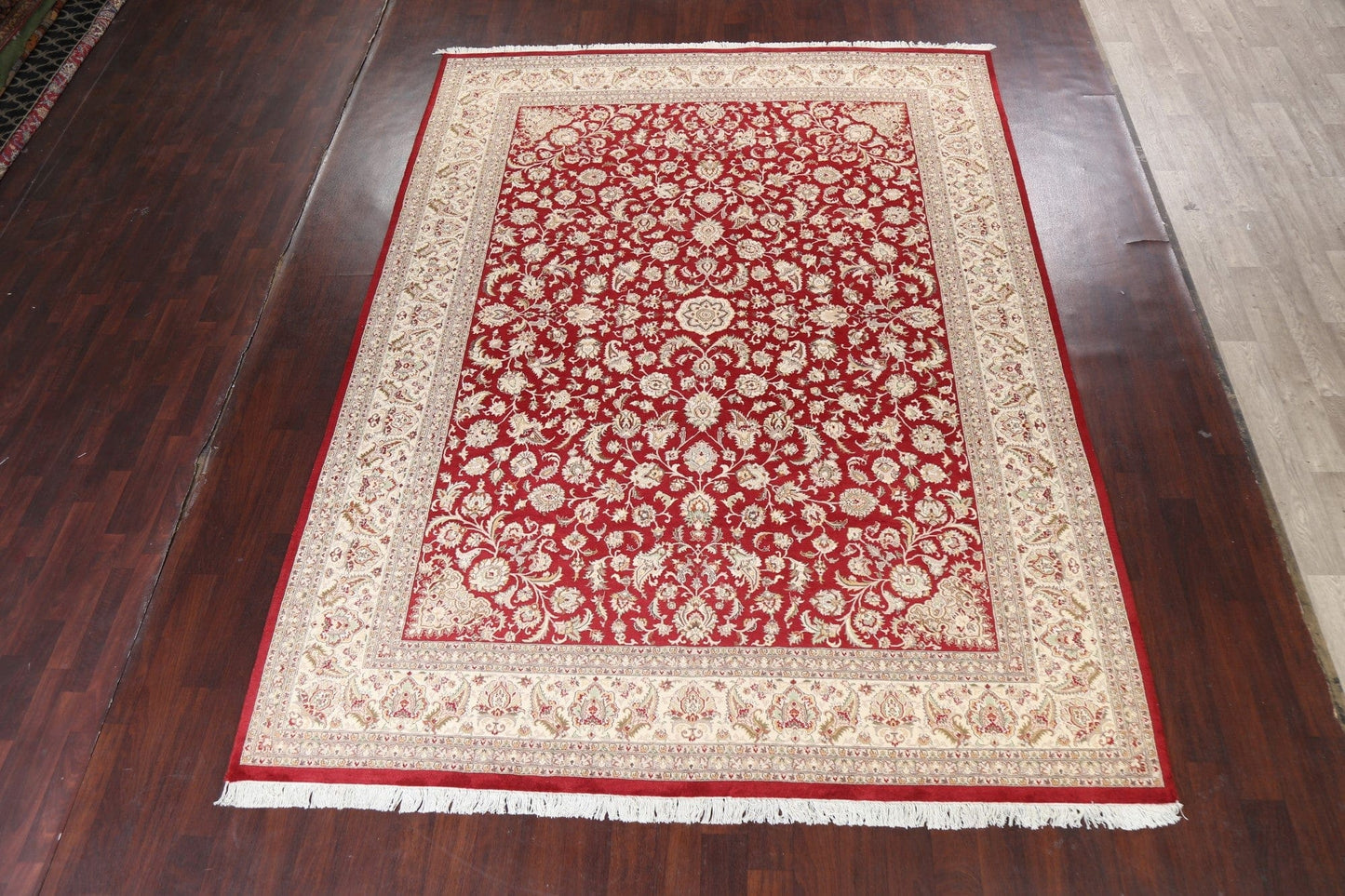 Vegetable Dye Tabriz Oriental Area Rug 9x12