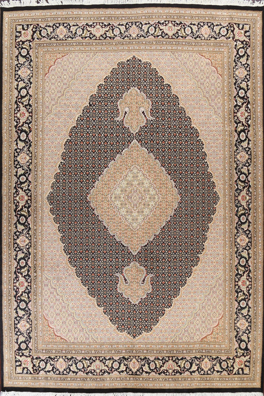 Vegetable Dye Tabriz Mahi Oriental Area Rug 9x12