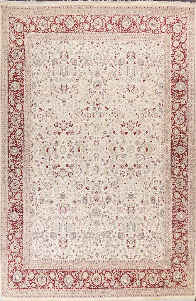 Vegetable Dye Tabriz Oriental Area Rug 9x12