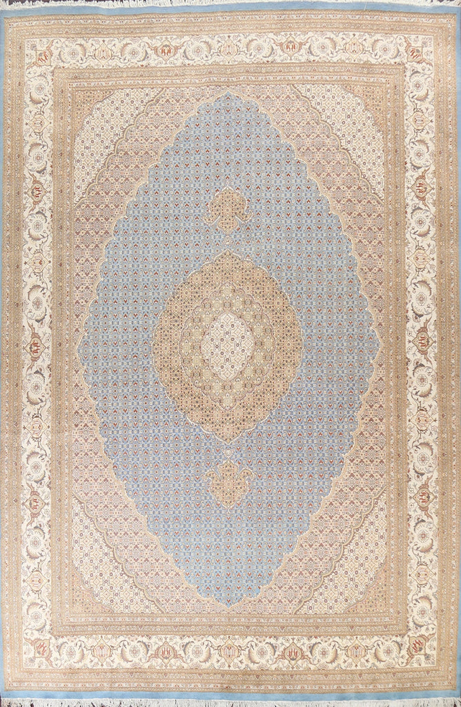 Vegetable Dye Tabriz Mahi Oriental Area Rug 9x12