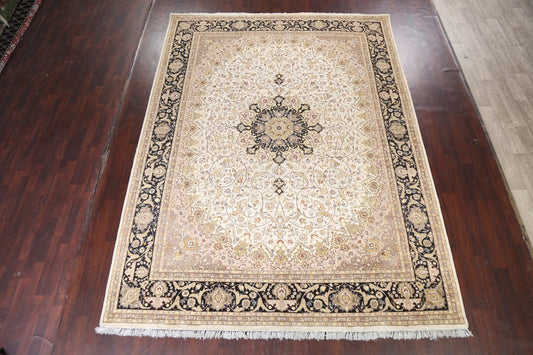 Vegetable Dye Tabriz Oriental Area Rug 9x12