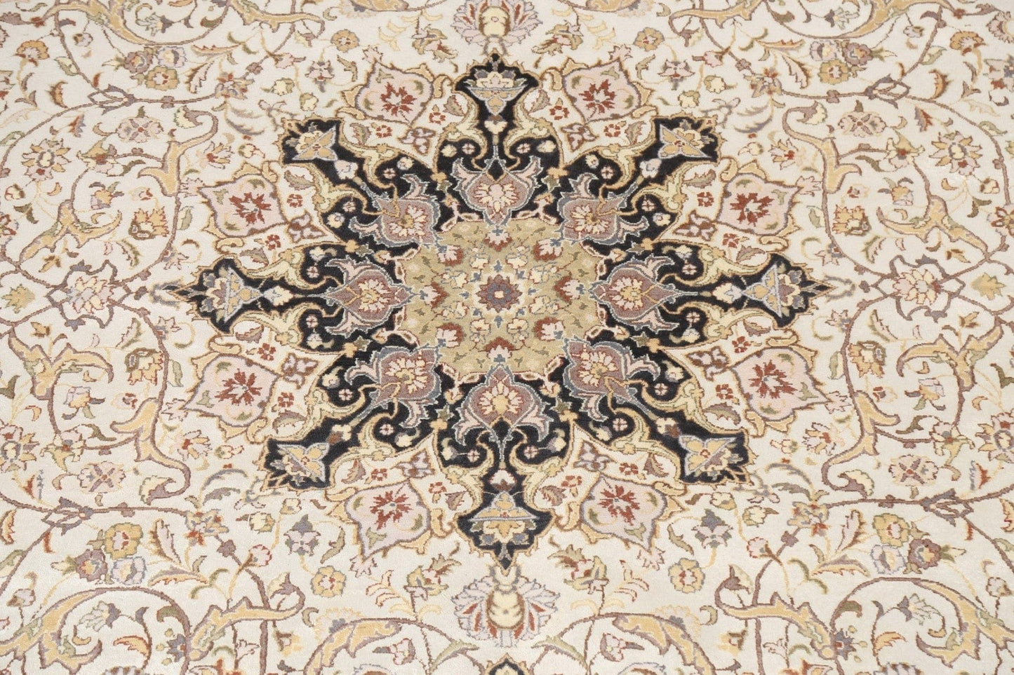 Vegetable Dye Tabriz Oriental Area Rug 9x12