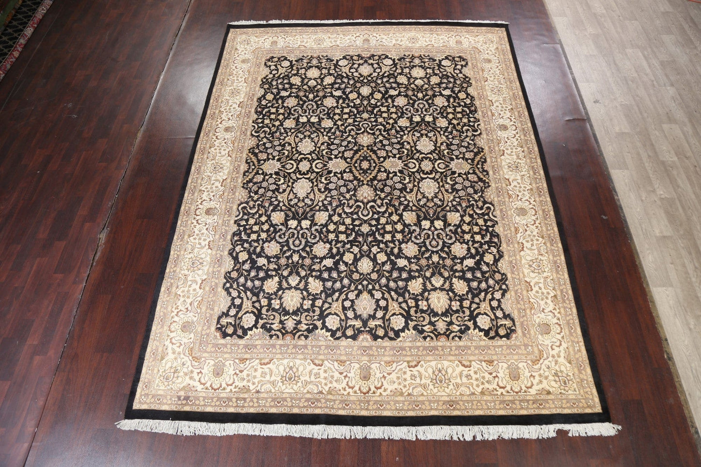 Vegetable Dye Tabriz Oriental Area Rug 9x12