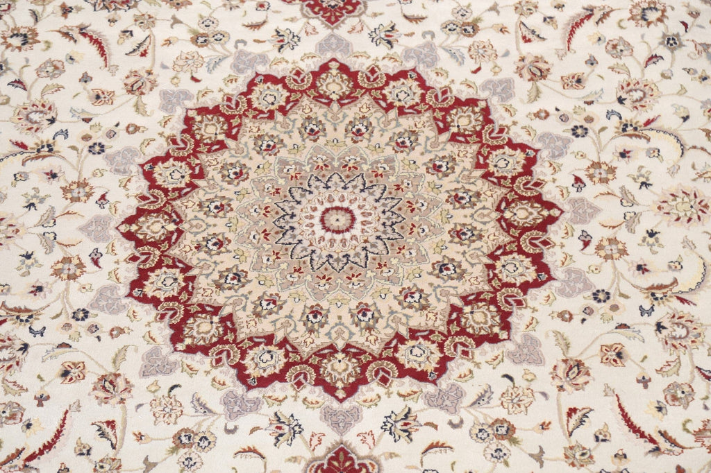 Wool/ Silk Tabriz Oriental Area Rug 9x12