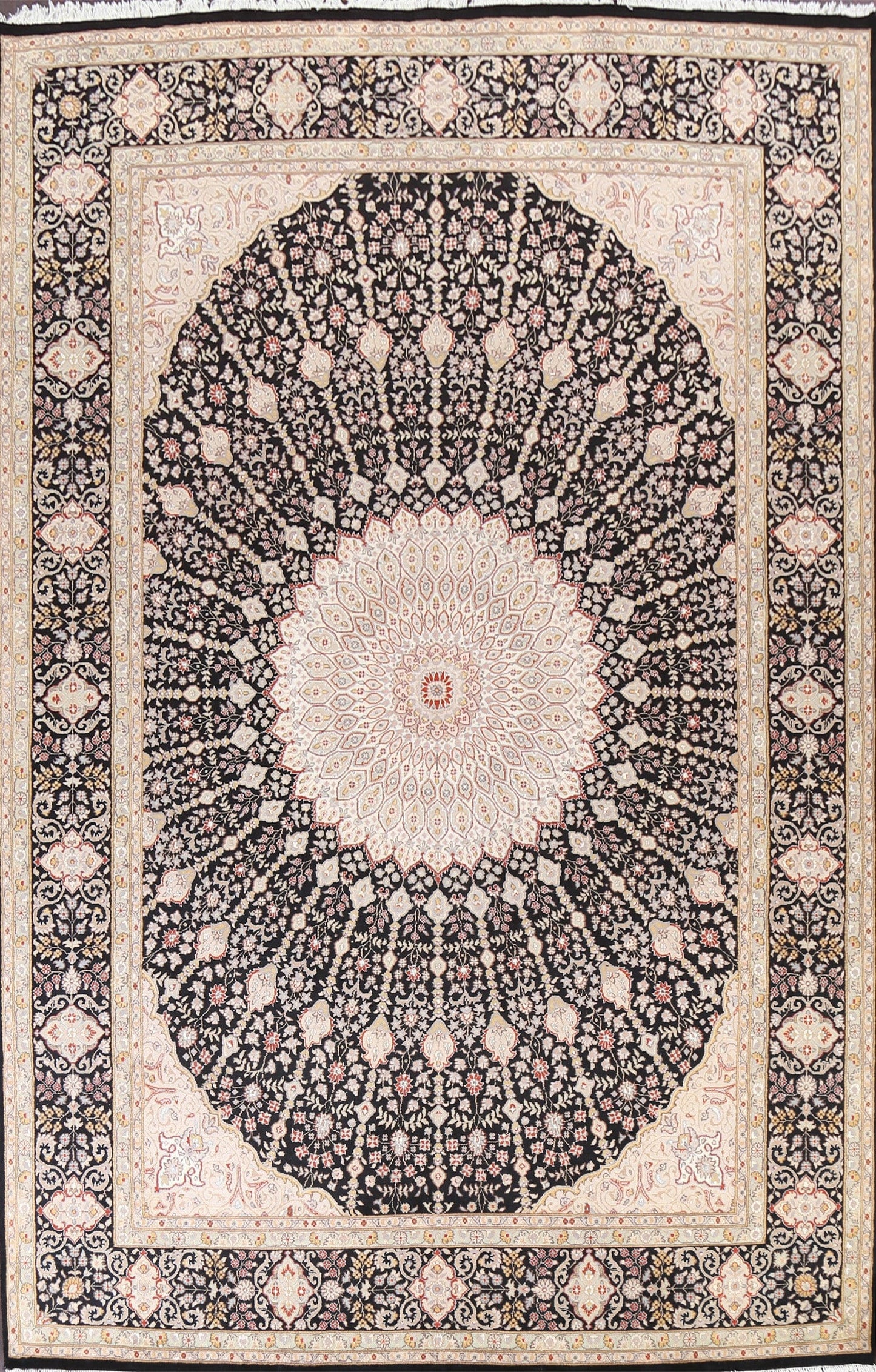 Vegetable Dye Tabriz Oriental Area Rug 9x13