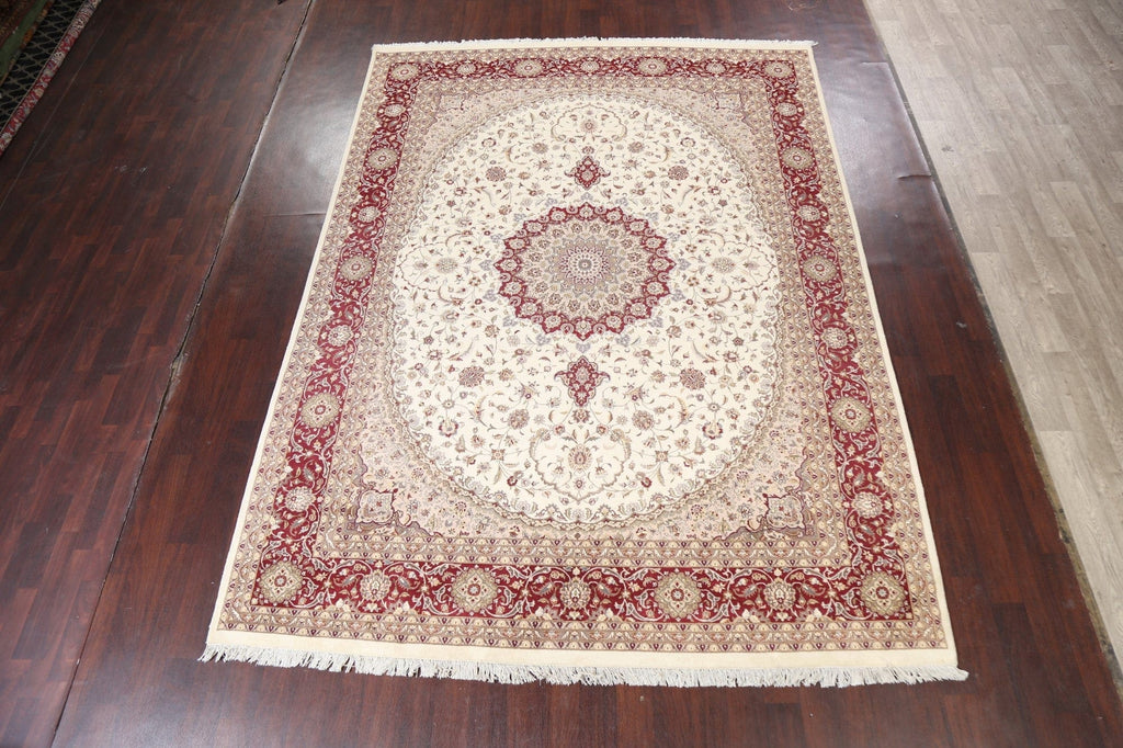 Vegetable Dye Tabriz Oriental Area Rug 9x12