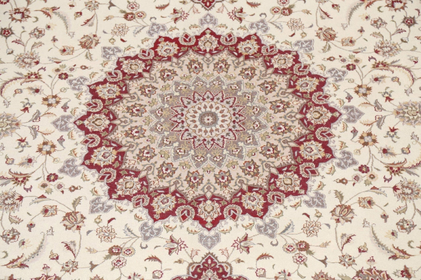 Vegetable Dye Tabriz Oriental Area Rug 9x12