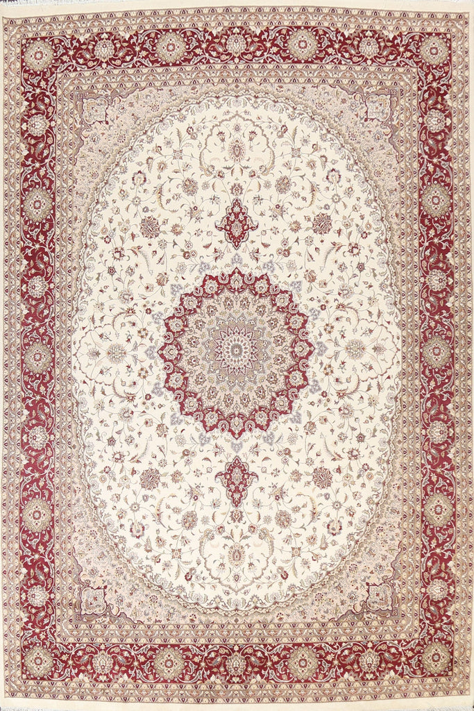 Vegetable Dye Tabriz Oriental Area Rug 9x12