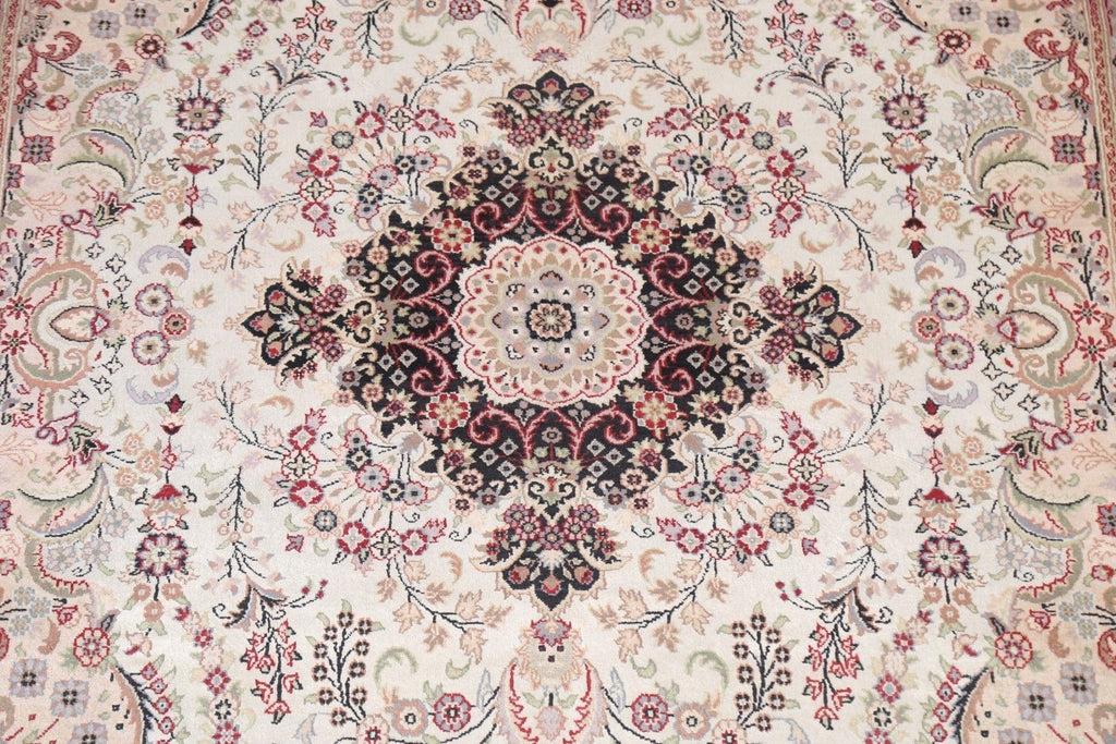 Vegetable Dye Tabriz Oriental Area Rug 6x10